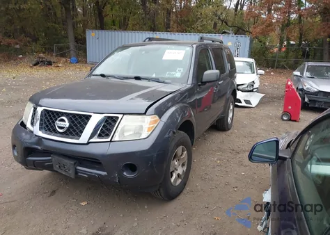 2011 Nissan Pathfinder S из США, поврежденный, VIN 5N1AR1NB5BC635576